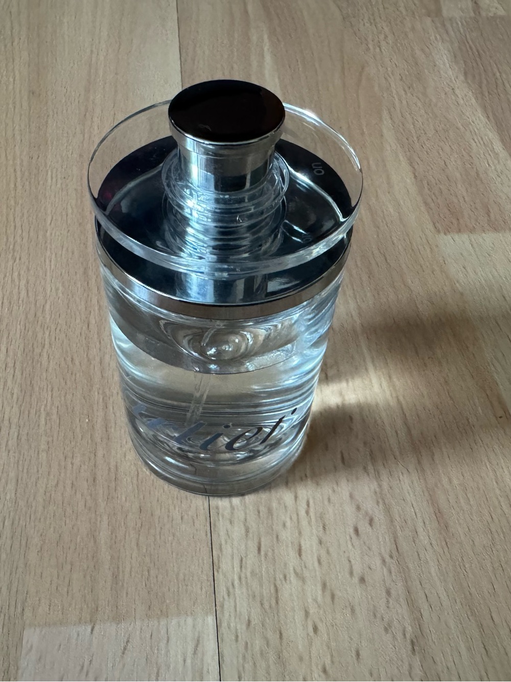 Eau de Cartier 3.3 oz EDT Men's Spray 100ml, about 60-70% full - Picture 2 of 5